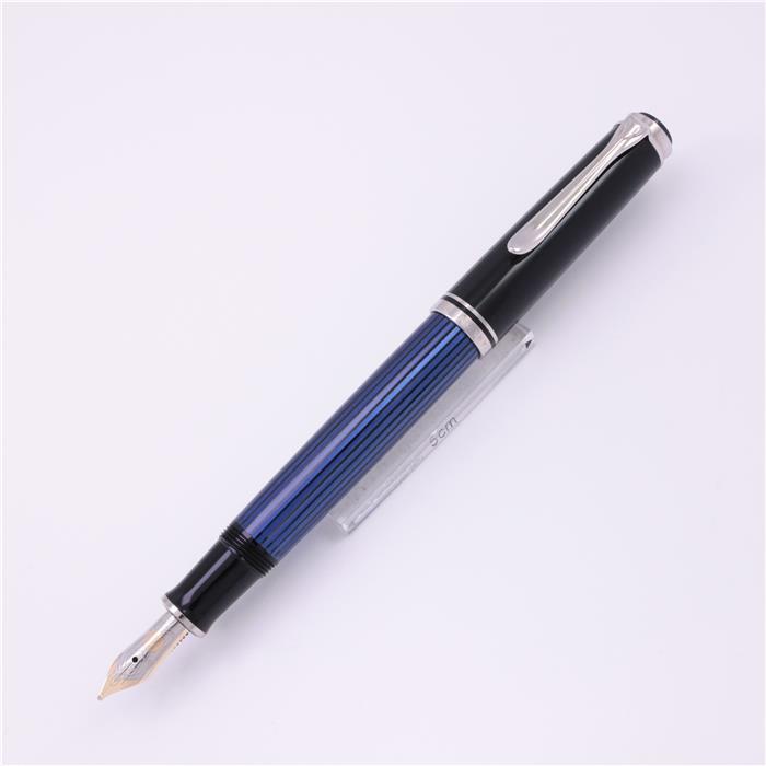 Pelikan ペリカン 万年筆 スーベレーン M405 ブルーストライプ B【中古-良品】【smtb-f】