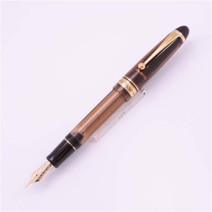 PILOT パイロット 万年筆 カスタム823 ブラウン 太字【中古-良上品】【smtb-f】