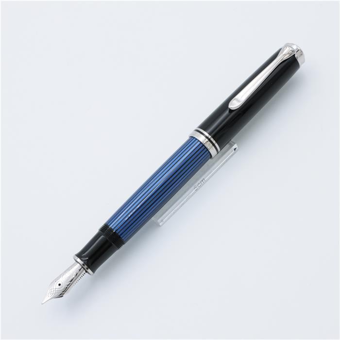 Pelikan ペリカン 万年筆 スーベレーン M805 ブルーストライプ EF【中古-良上品】【smtb-f】