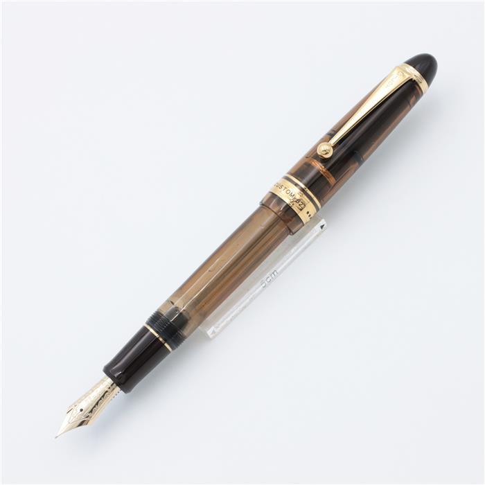 PILOT パイロット 万年筆 カスタム823 ブラウン 細字【中古-良上品】【smtb-f】