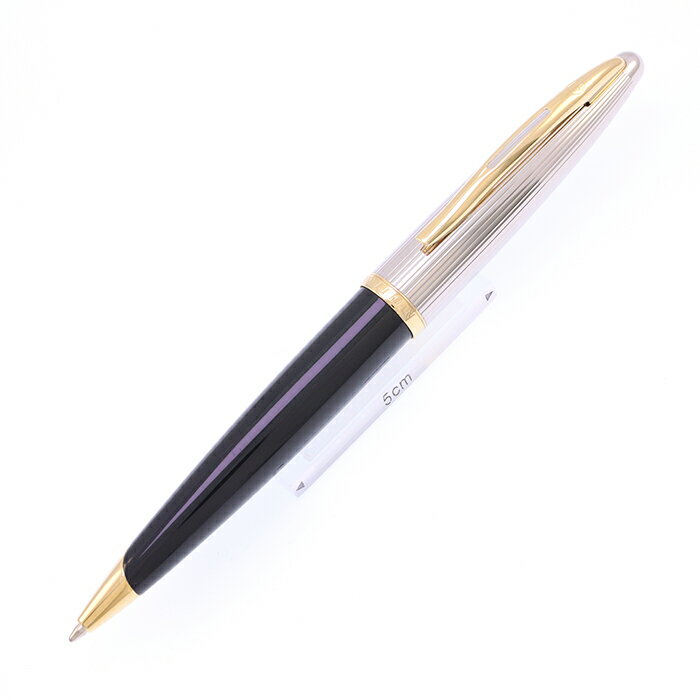 WATERMAN ウォーターマン ボールペン カレン デラックス ブラック&シルバーGT 【中古-良品】【smtb-f】