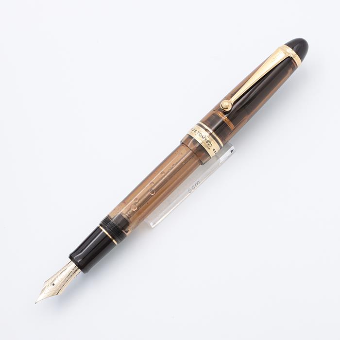 PILOT パイロット 万年筆 カスタム823 ブラウン 細字【中古-美品】【smtb-f】