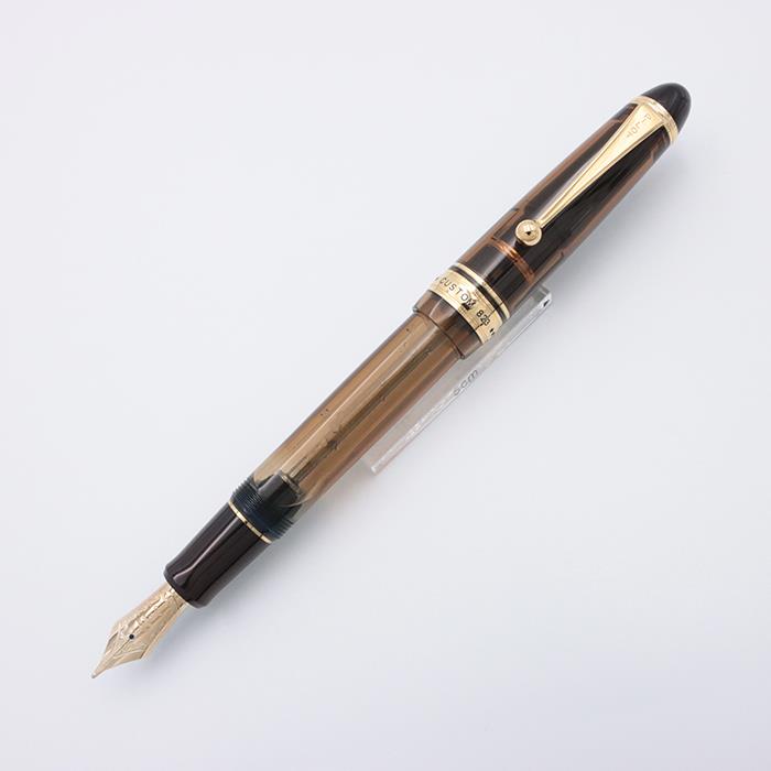 PILOT パイロット 万年筆 カスタム823 ブラウン 太字【中古-良品】【smtb-f】