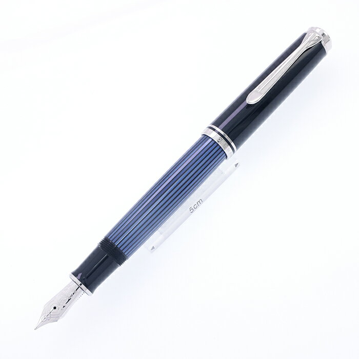 Pelikan ペリカン 万年筆 スーベレーン M805 ブルーストライプ F【中古-良上品】【smtb-f】