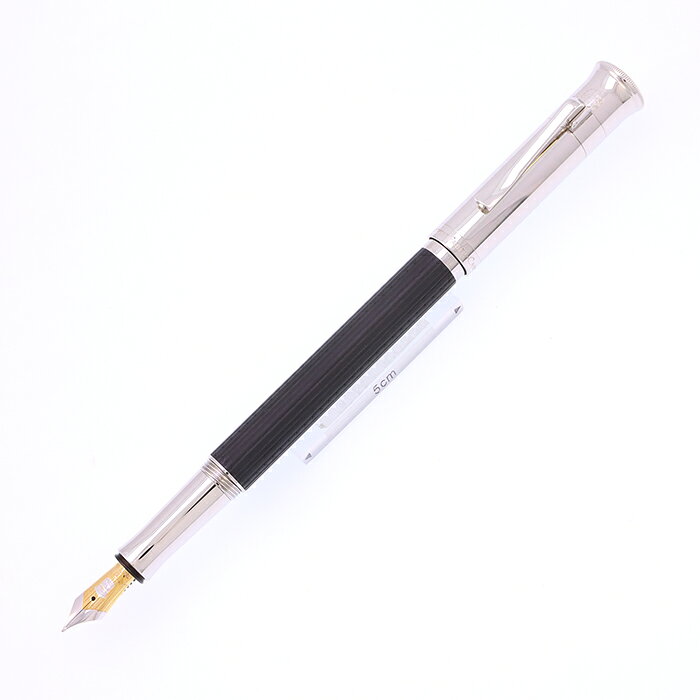 乐天商城 - GRAF VON FABER-CASTELL グラフ フォン ファーバーカステル 万年筆 クラシックコレクション エボニー プラチナコーティング F【中古-難有品】【smtb-f】