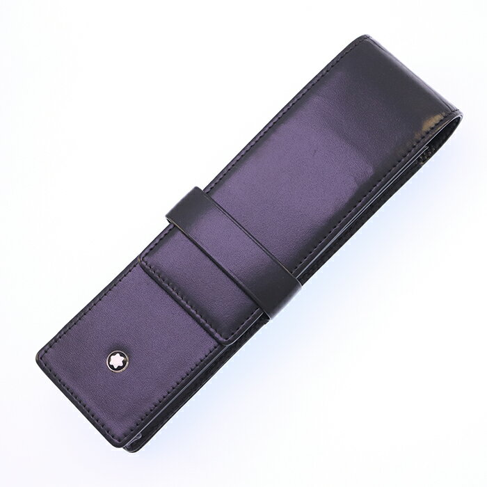 樂天商城 - MONTBLANC モンブラン ペンケース マイスターシュテュック クラスプ付 (シエナ) ブラック 2本用【中古-良品】【smtb-f】