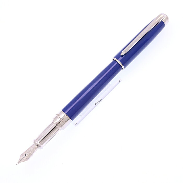 乐天商城 - S.T.Dupont エス・テー・デュポン 万年筆 ラインD エタニティ ミディアム シャイニーブルーラッカー/パラディウム M【中古-良品】【smtb-f】
