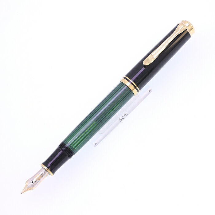 乐天商城 - Pelikan ペリカン 万年筆 スーベレーン M400 グリーンストライプ M【中古-良品】【smtb-f】