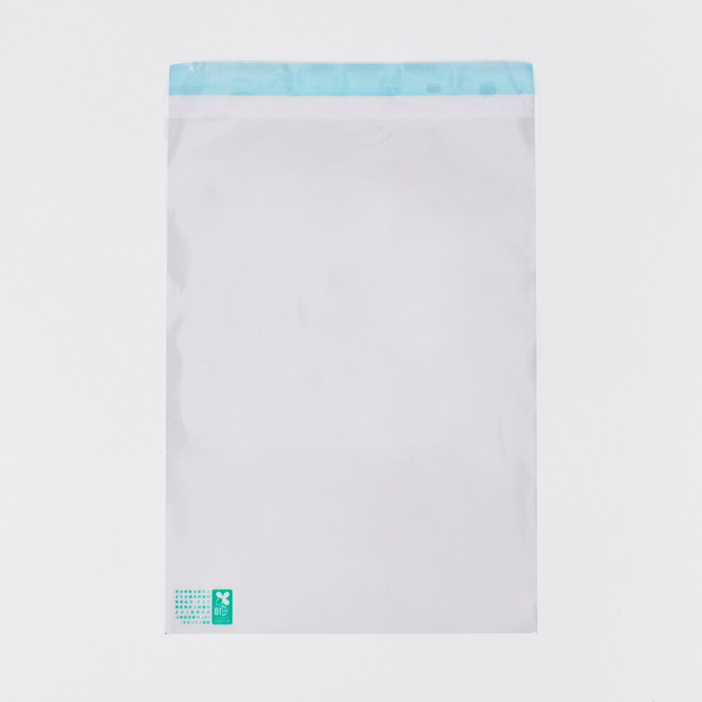 フィルム封筒 B5 1,000枚 ECO-OPP30μ 透明/緑色eco テープ付 CHA0501 ビニール封筒 透明封筒 クリア封筒 OPP袋 角形4号 角4封筒 業務用 角4 安い b5 バイオマス配合 環境に配慮