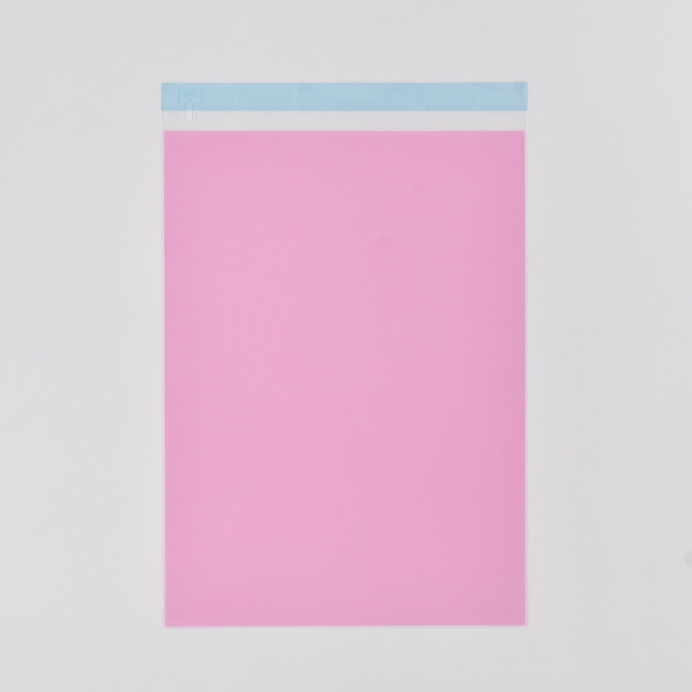 樂天商城 - フィルム封筒 A4 1,000枚 OPP50μ ピンク色全面ベタ/透明 テープ付 CHA0865 ビニール封筒 透明封筒 クリア封筒 OPP袋 角形A4号 角A4封筒 業務用 角A4 安い a4