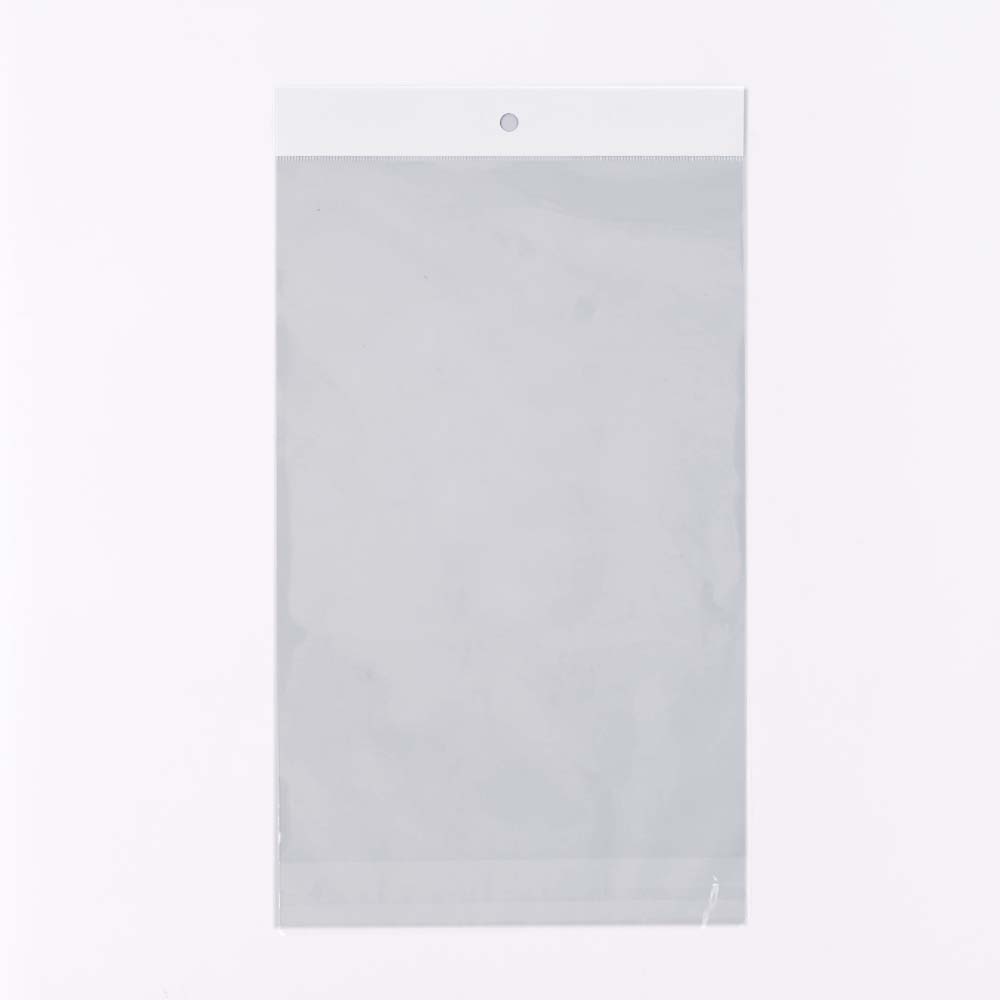 Rakuten - OPP袋 1,000枚 吊下げ テープ付 OPP30μ 透明 150×250+30+30mm テープ付 CHD0450 OPP袋 雑貨 商品保護 クリア 業務用 安い 吊り下げ