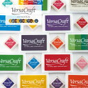 ツキネコ Versa Craft バーサクラフト L こまけいこセレクション スタンプパッド スタンプ台 スタンプ カラー インク 水性 手帳 メモ カラーバリエーション 特色 消しゴムはんこ 布用 布 布に押せる 洗濯