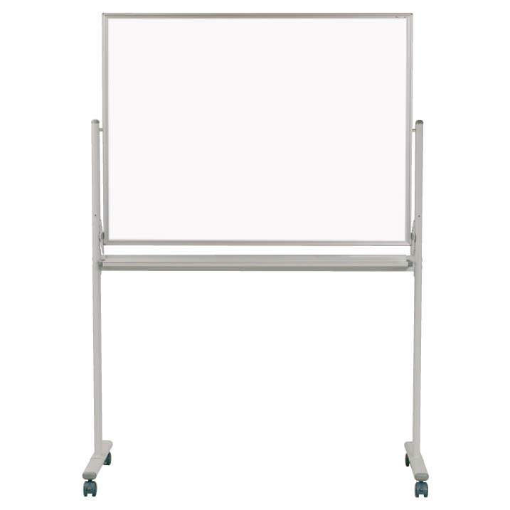 【法人限定】【送料無料】馬印 ホワイトボード 両面 脚付 ホーロー ホワイト 無地 1326×1840×610mm MH3..
