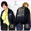 KMK 【Belinda】 ペンキ & 【Leda】 英字 PINK/LOGO/ ビッグ 薄中綿 ビッグ MA-1 ブルゾン原宿 キングリーマスク メンズ レディース ユニセックス 男女兼用 2018 新作 ジャケットi☆Ris 澁谷梓希 ずっちゃん Akj あきじ 秋路 青木志貴