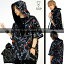 KMK アンティークキー / ローズ / ロゴ フーデッド ドロップショルダー 総柄 ビッグ ジップ パーカーキングリーマスク 原宿 メンズ レディース ユニセックス 男女兼用 2018i☆Ris 澁谷梓希 ずっちゃん 中山咲月 青木志貴