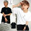 KMK ダブルトライアングル/ロゴ ドロップショルダー ビッグTシャツキングリーマスク 原宿 メンズ レディース ユニセックス 男女兼用 2018 夏 新作i☆Ris 澁谷梓希 ずっちゃん あきじ 青木志貴 中山咲月