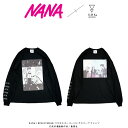 NANA × KINGLYMASKコラボ3スーパー ロング スリーブ Tシャツ原宿 キングリーマスク メンズ レディース ユニセックス 男女兼用 新作 ナナ 漫画 マンガ コミック