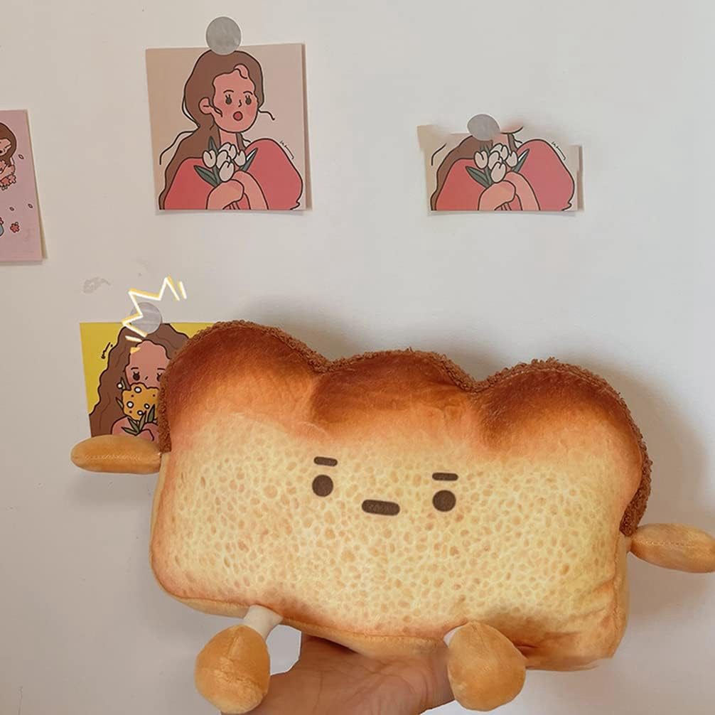 抱きまくら 抱き枕 ぬいぐるみ パン トースト 気持ちいい 可愛い 長い枕 表情がある おもしろ ベッドルーム 誕生日 かわいい ふわふわ もちもち おしゃれ キッズ 複数サイズ 大きい48*28*1