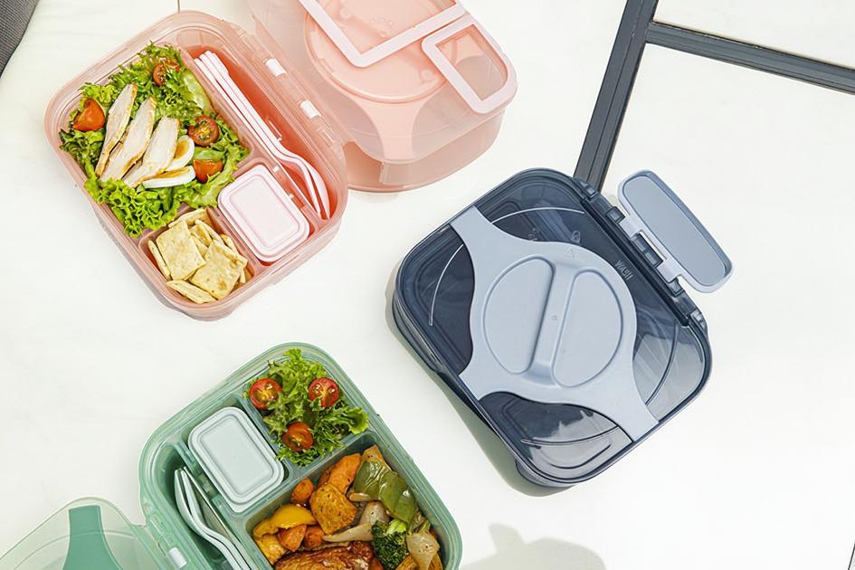 【Daily Bento Series】　弁当箱 ランチボックス 仕切り 大容量 スリム 密閉 保温 保冷 食洗機対応 電子レンジOK 1段 2段 おしゃれ か...