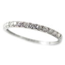 ダイヤモンド リング ハーフエタニティ 0.15ct 11号 プラチナ Pt950 0.15カラット シンプル 細身 エタニティリング 指輪(4)