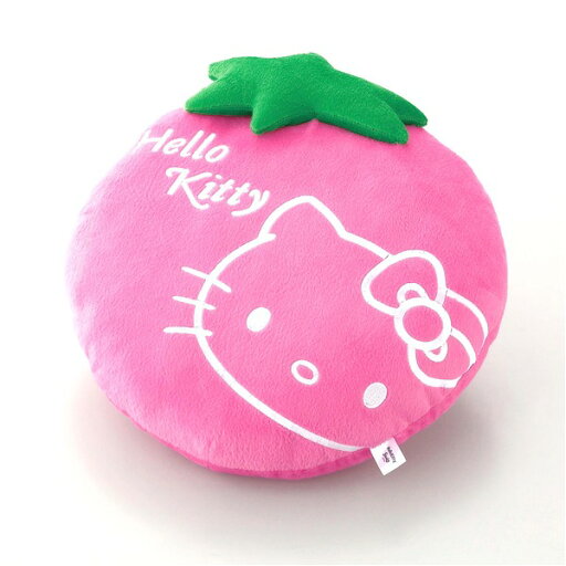 HeLLo Kitty ハローキティ ストロベリークッション【Lサイズ/ピンク】 ベルボア生地使用 HeLLo Kitty ハローキティ ストロベリークッション【Lサイズ/ピンク】 ベルボア生地使用