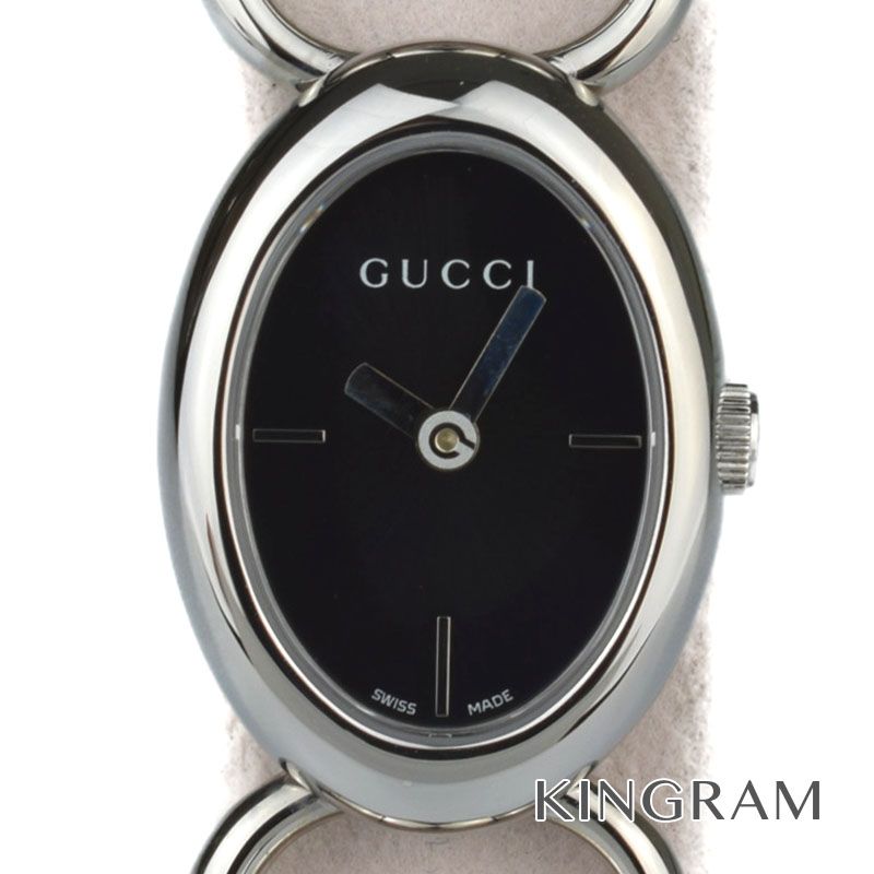 グッチ GUCCI Ref.YA118501 トルナブォーニ オーバル 118 クォーツ レディース ...