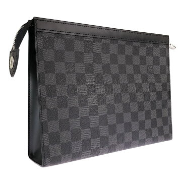 ルイ・ヴィトン LOUIS VUITTON ダミエ ポシェット・ヴォワヤージュMM N41696 グラフィット クラッチバッグ・セカンドバッグ mi【中古】