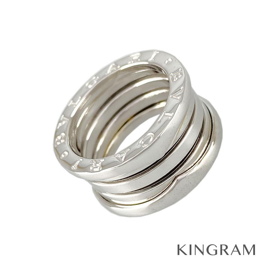 ブルガリ BVLGARI B-zero1 ビーゼロワン リング k18WG 750 9号(49) クリーニング済 te【中古】