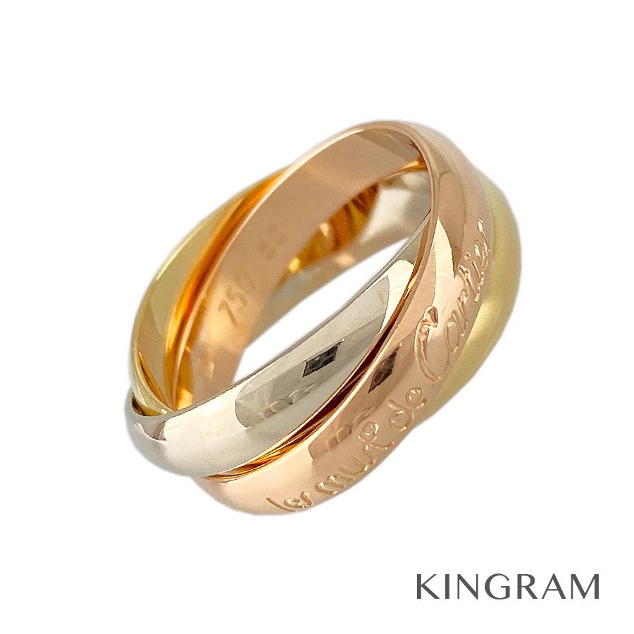 カルティエ CARTIER トリニティ リング K18YG K18WG K18PG 表記サイズ50 クリーニング済 rsa【中古】のサムネイル
