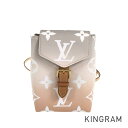 ルイ・ヴィトン LOUIS VUITTON バイ ザ プール モノグラム ジャイアント タイニー バックパック M45764 グリ ブルーム PVC リュック バックパック rki【中古】