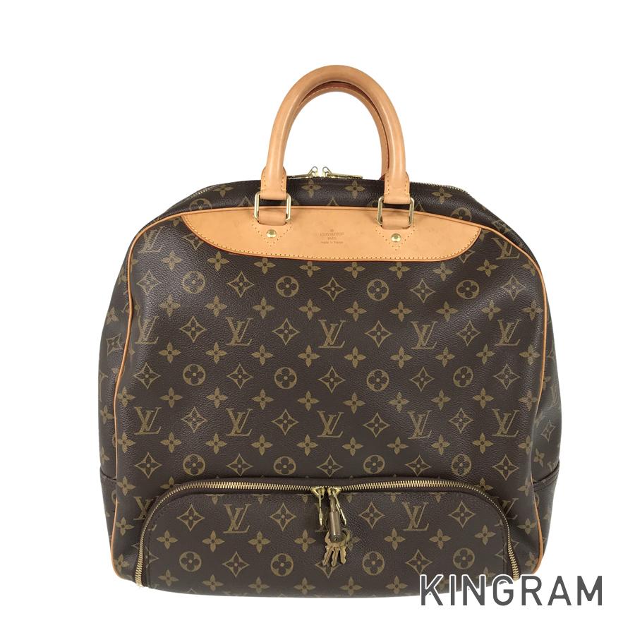 ルイ ヴィトン LOUIS VUITTON モノグラム エヴァジオン M41443 ブラウン PVC ボストンバッグ ju【中古】