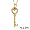 ティファニー TIFFANY&Co. キー ハートキー K18PG ネックレス fah【中古】