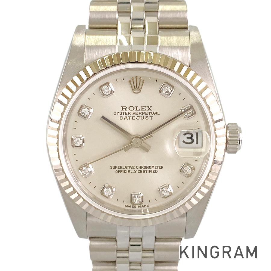 ロレックス ROLEX デイトジャスト ボーイズ 78274G SS ダイヤモンド 自動巻 ユニセックス 腕時計 te【中古】