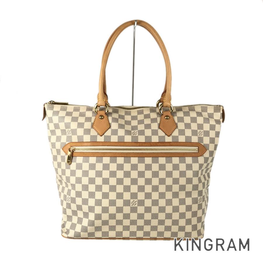 ルイ・ヴィトン LOUIS VUITTON ダミエ アズール サレヤ GM N51184 PVC トートバッグ ny【中古】