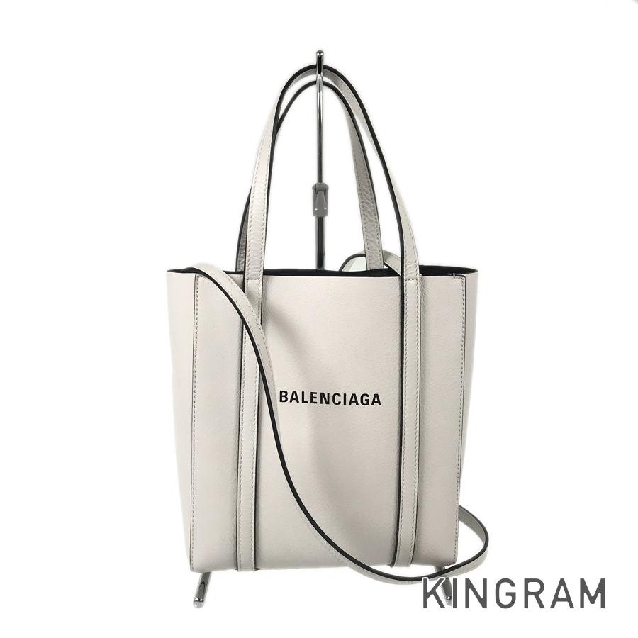 バレンシアガ BALENCIAGA エブリデイ XXS レザー トートバッグ ftj【中古】