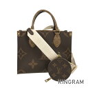 ルイ・ヴィトン LOUIS VUITTON モノグラム ジャイアント オンザゴー PM M46373 PVC ハンドバッグ sst【中古】(4)