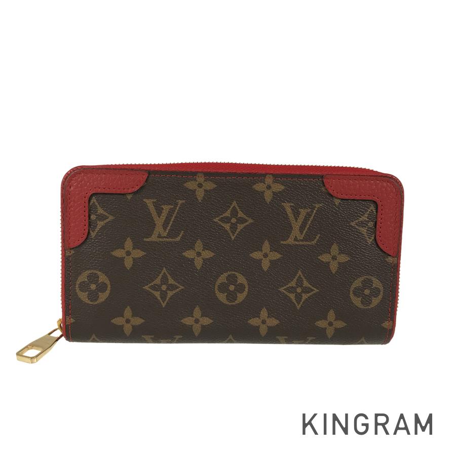 ルイ・ヴィトン LOUIS VUITTON モノグラム ジッピーウォレット レティーロ M61854 PVC 長財布 ラウンドファスナー ju【中古】