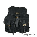 プラダ PRADA ナイロン リュック バックパック sst【中古】