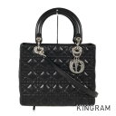 ディオール Dior レディディオール ミディアム レザー ハンドバッ...(4)