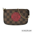 ルイ・ヴィトン LOUIS VUITTON ダミエ ミニ ポシェット アクセソワール T&B N58011 PVC ポーチ ju【中古】