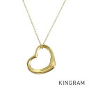 ティファニー TIFFANY&Co. オープンハート K18YG ネックレス ju【中古】(4)