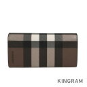 バーバリー BURBERRY PVC 長財布 二つ折り ftj【中古】(4)
