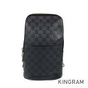 ルイ・ヴィトン LOUIS VUITTON ダミエ アンフィニ アヴェニュー スリングバッグ N40303 レザー ボディバッグ fie【中古】