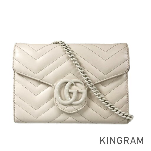 グッチ GUCCI GGマーモント スーパーミニバッグ 474575 レザー ショルダーバッグ ju【中古】 グッチ GUCCI GGマーモント スーパーミニバッグ 474575 レザー ショルダーバッグ ju【中古】