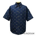 ルイ・ヴィトン LOUIS VUITTON エンブロイダードシグネチャーショートスリーブデニム 1AFJDU ユニセックス シャツ sh【中古】