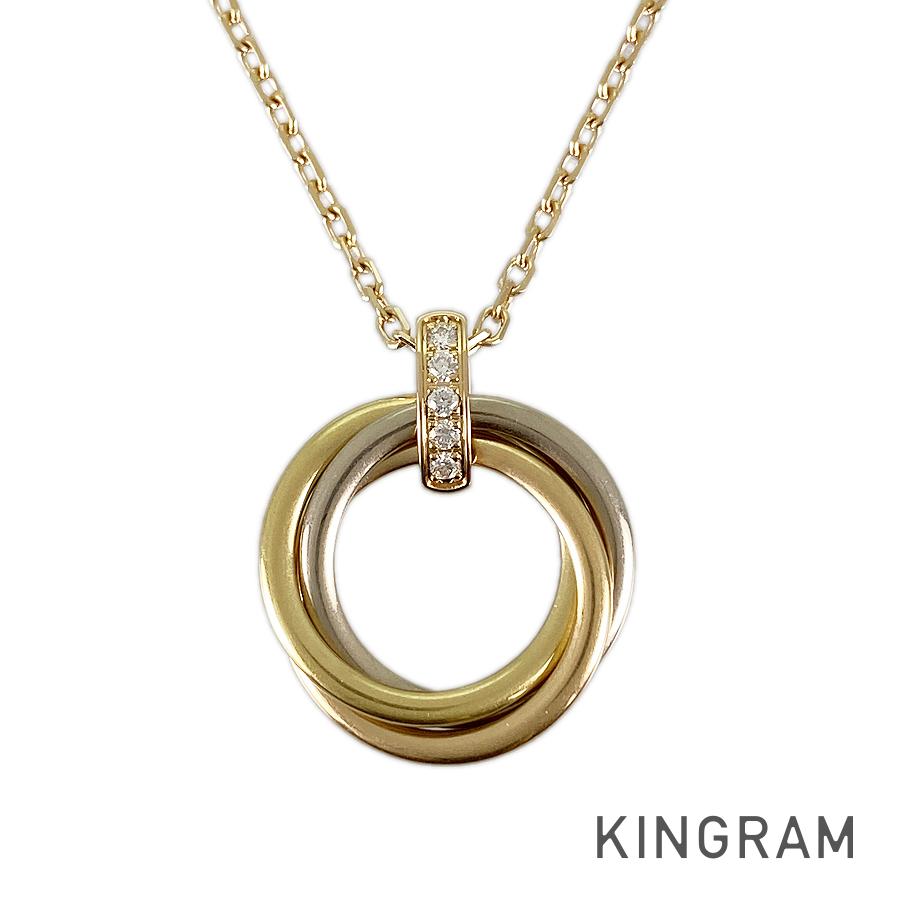 カルティエ Cartier トリニティ K18YG ダイヤモンド ネックレス sst【中古】のサムネイル