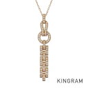 カルティエ CARTIER アグラフ K18PG ダイヤモンド ネックレス sss【中古】