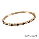 ブルガリ BVLGARI セルペンティ ヴァイパー スモール BR858609 K18PG オニキス ブレスレット sss【中古】