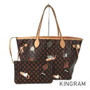 ルイ・ヴィトン LOUIS VUITTON キャットグラム ネヴァーフル MM M44441 PVC トートバッグ sst【中古】