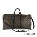 ルイ・ヴィトン LOUIS VUITTON モノグラム マカサー キーポル バンドリエール 55 M56714 PVC ボストンバッグ mi【中古】(4)